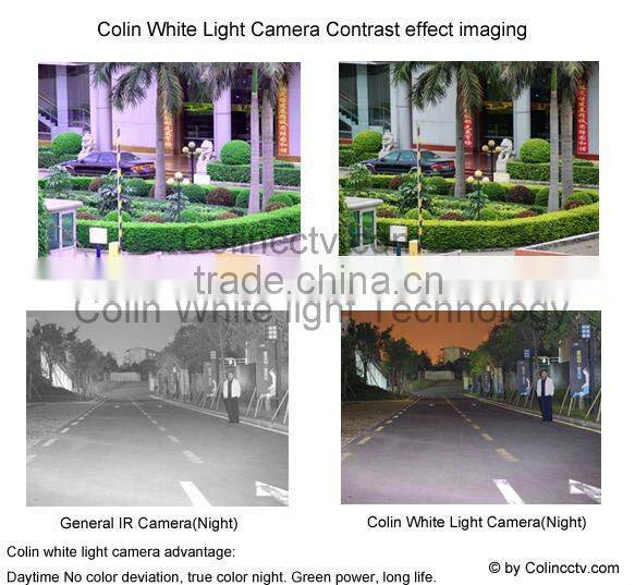 Colin Outdoor Waterproof Security Night Vision Camera sony ccd white light camera webcam with remote control