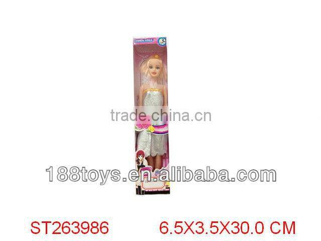 11.5 inch cheap beauty girl doll toy