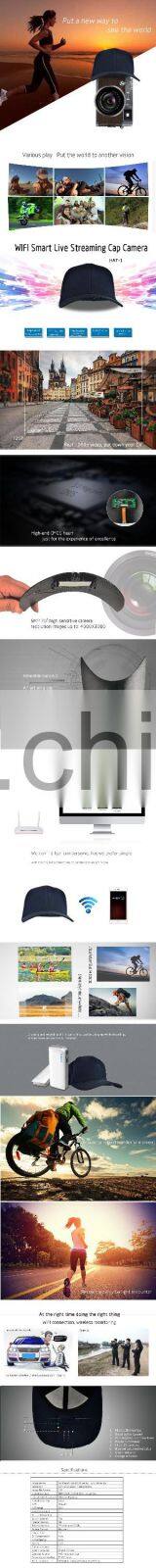 Cheap 1080P 720P Hat pinhole camera outdoor with Mini DVR Wireless Very Hot Sales