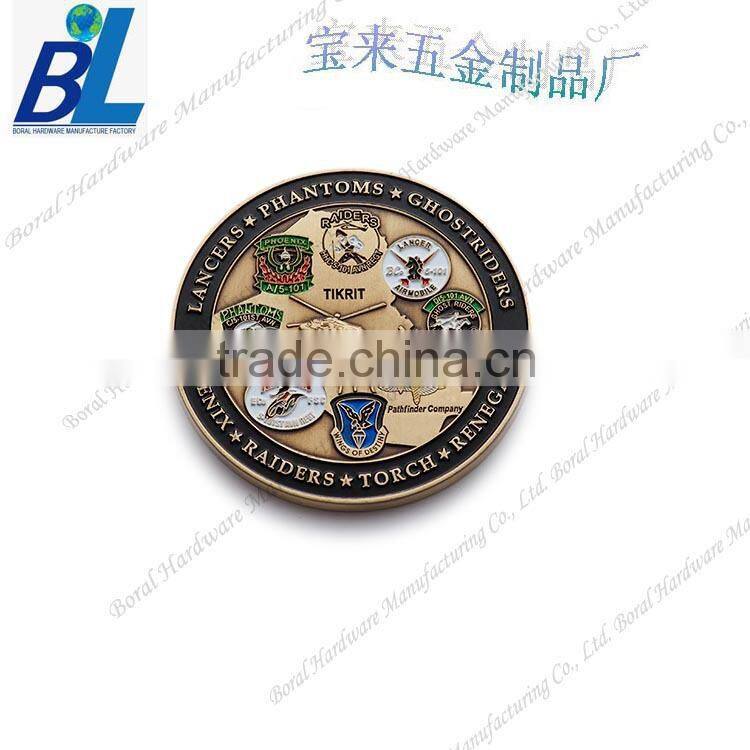 Antique nickel horse design souvenir challenge coins