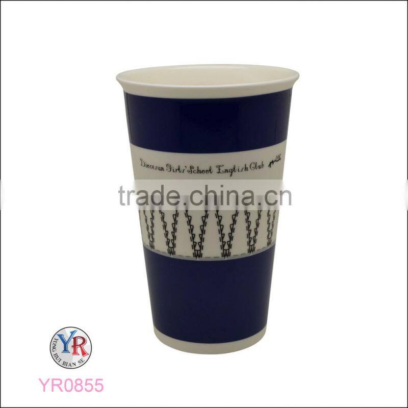 20oz Promotional insulated Plastic tumbler with straw and lid