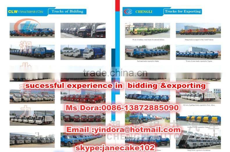 Foton 4x2 self-loading and discharge garbage truck