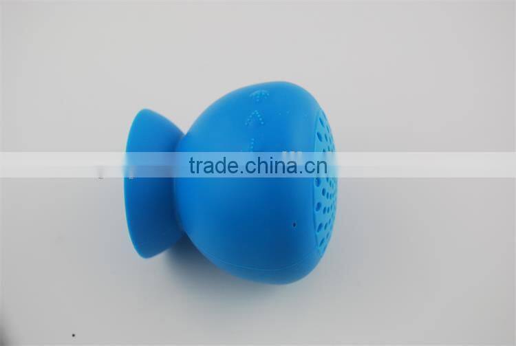 Silicon Mini Handfree Stereo Bluetooth Wireless Sucker Speaker for Mobile Phone