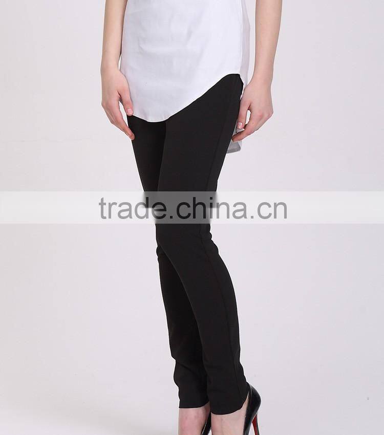 Front Pants High Waist Skinny Slim Pants Leggings Trousers