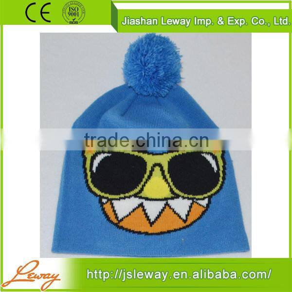 New design fashion knitted beanie cap