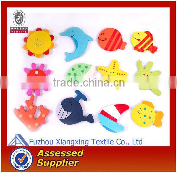 promotion wooden education fridge magnets