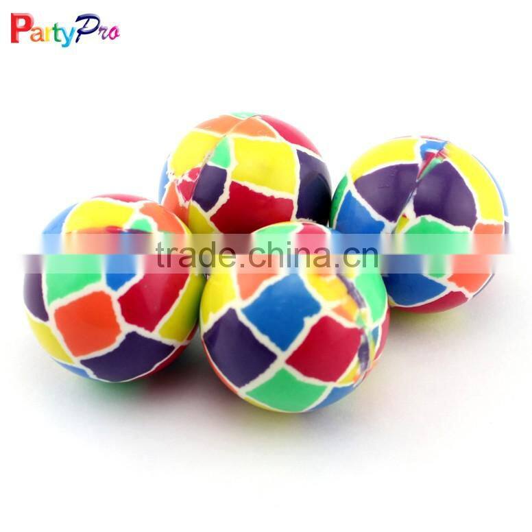 EN71 high quality rainbow bouncing balls 60mm