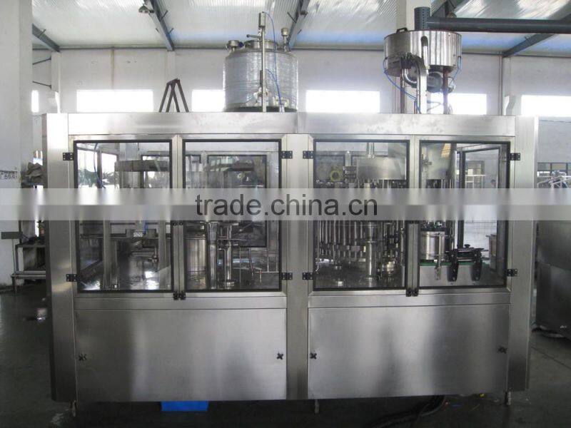automatic juice bottle washing filling capping machine