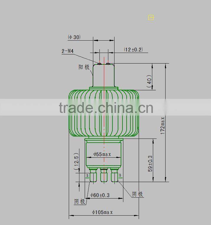Electron tube triode FU-3061F Electronic tube 3061 Vacuum tube 3061
