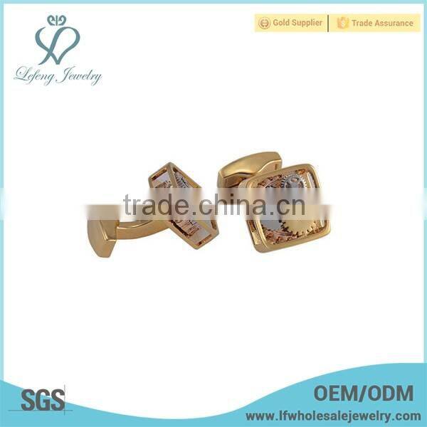Top selling gold watch cufflink,copper cufflink for women,handmade cufflink