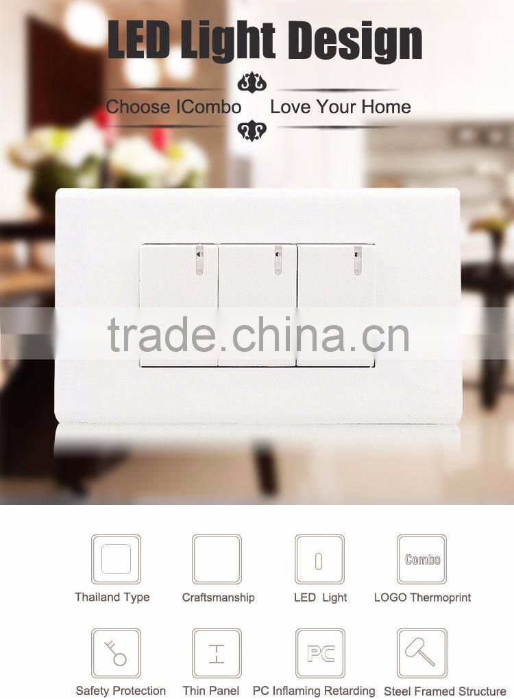 cheap electric standard coloured metal cool power tool safety switch plate covers