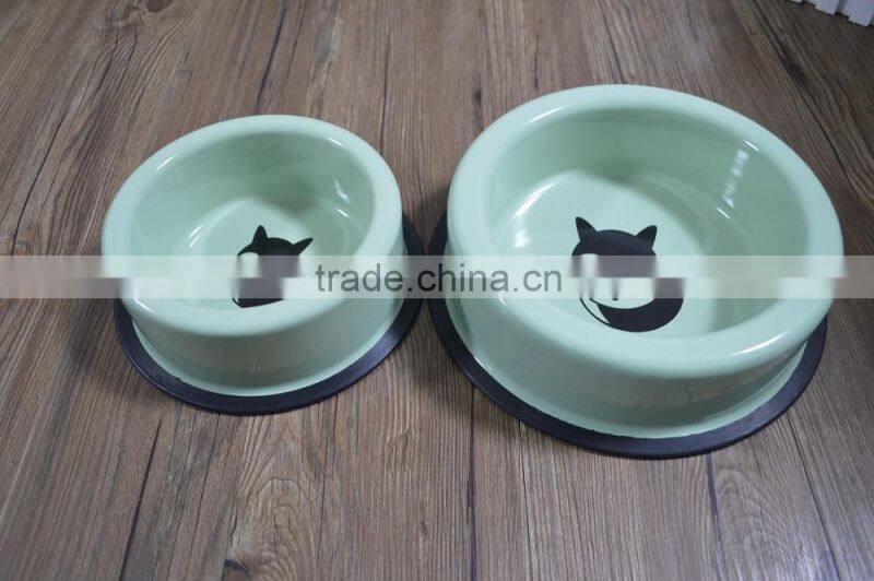 1022 Enamel big dog pot,ceramic pot