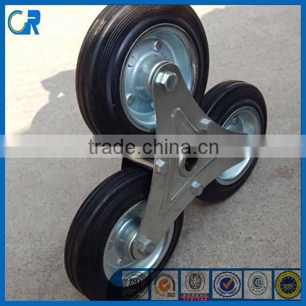10x2 six wheels hand trolley wheels