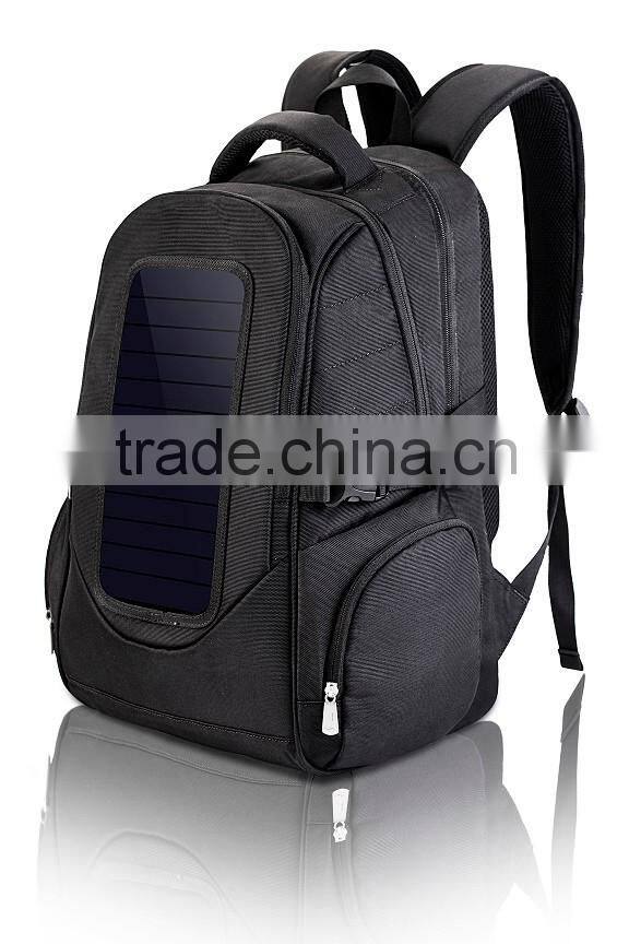 Fashion daily used wholesale Solar Backpack
