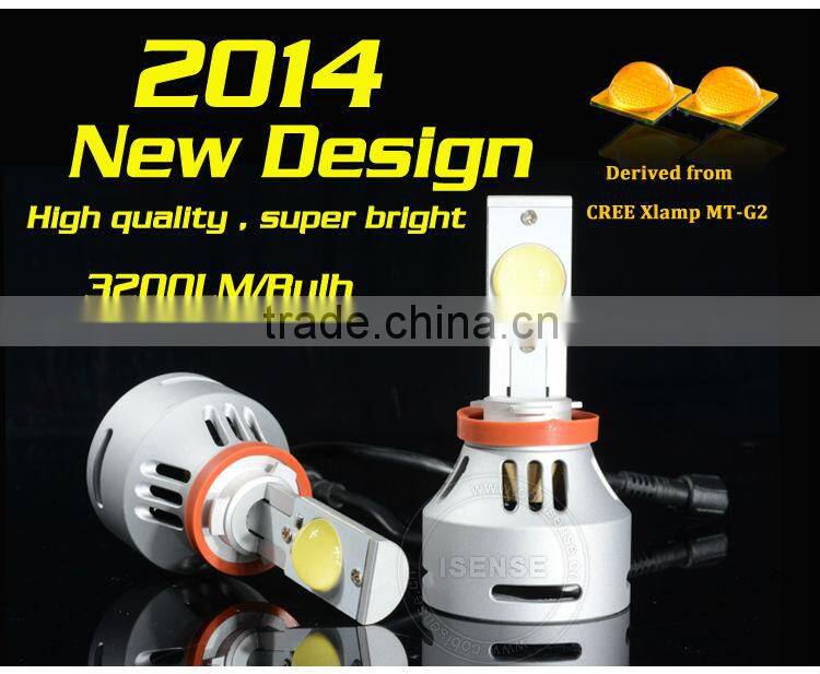 2014 most brightness high power h11 canbus led error free crees 3200lm led headlight