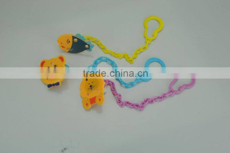 Best seller BPA free baby pacifier chain baby pacifier holder baby pacifier clip