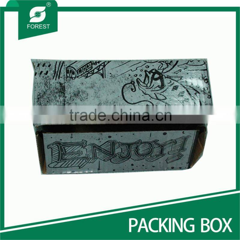 CUSTOM PRINTING PACKING BOX FOR GLASS BOTTLE