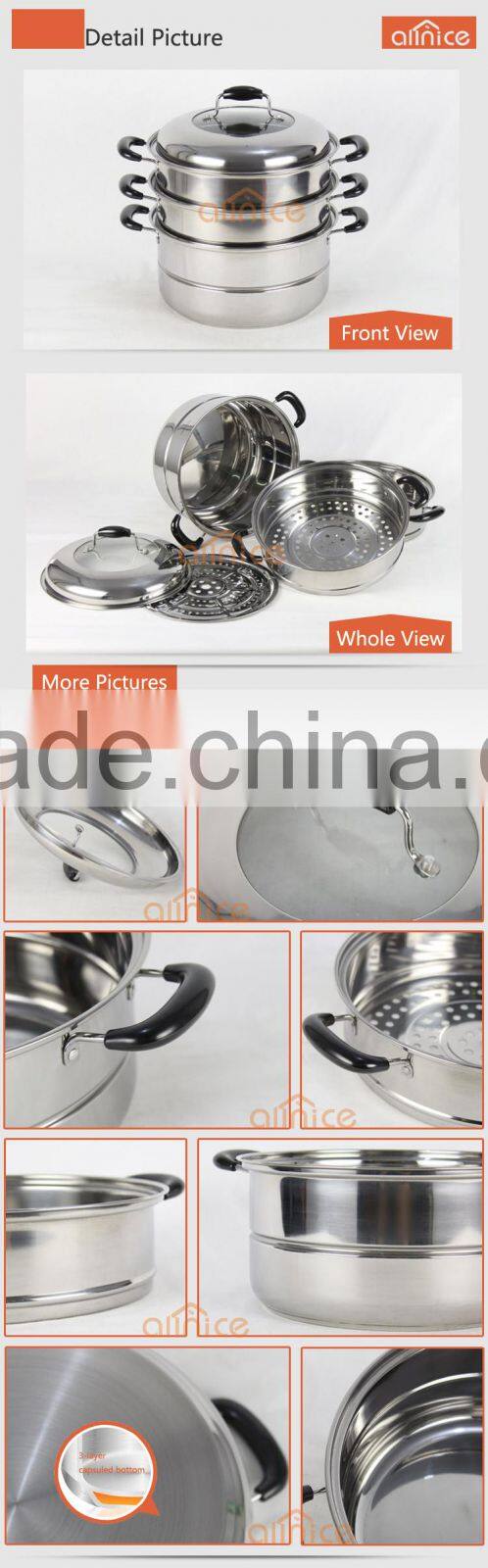 Double Layer Stainless steel Steamer Pot Steam Cooker