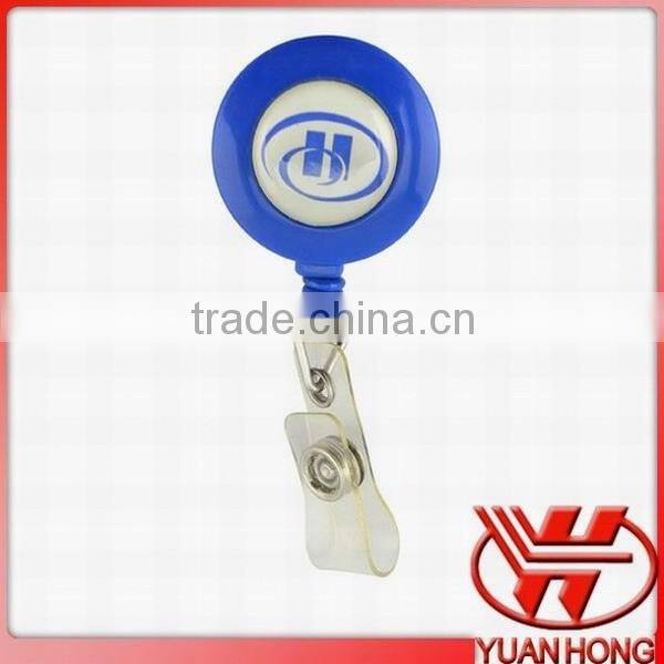 alligator clip badge pull reel/card holder retractable /badge reels alligator clip