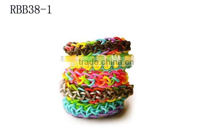 Children Fashion Rainbow DIY Rubber Band Box
