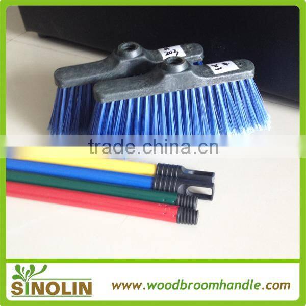 chinese manufacturers online painting metal broom handle tip