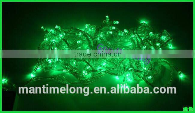 10m 100 led colorful light festival light