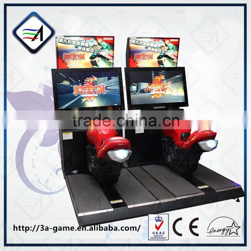 NIRIN Adversity 42'' LCD Motor Bike Racing Games Machine Video Simulator For Double Players
