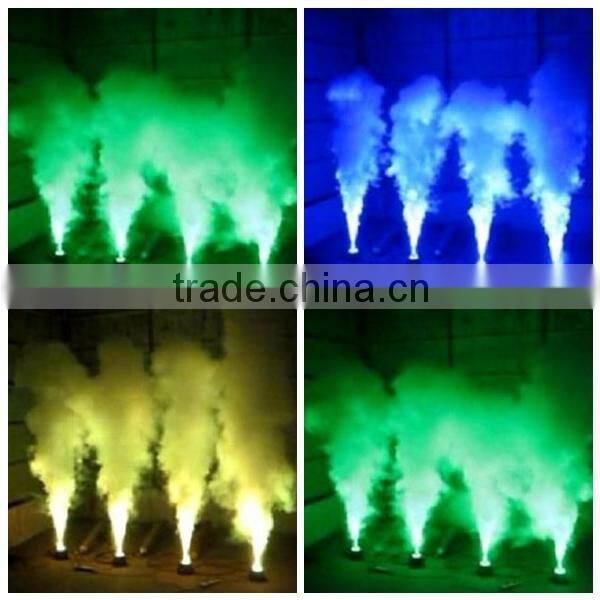 DMX 512 CO2 machine 300W rgb LED CO2 cannon Column Jet machine with 24*1W OR 3W RGB LED for club Stage Effect Machine