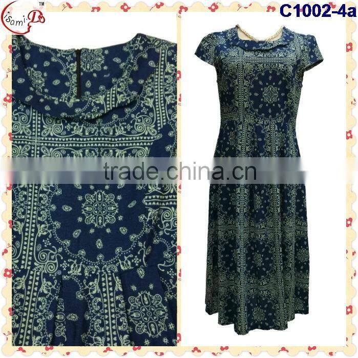 C1002 newest fashion best selling African women's African kaftan Lady dress making you perfect and slim figure