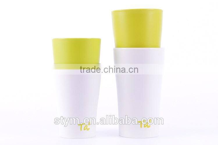 Fashionable couple cup custom coffee mug travel mug cup for tooth brushing