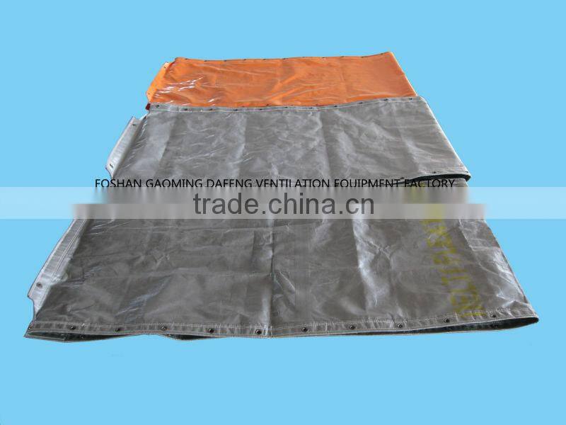 PE lay-flat tunnel and mining air duct sewing craft