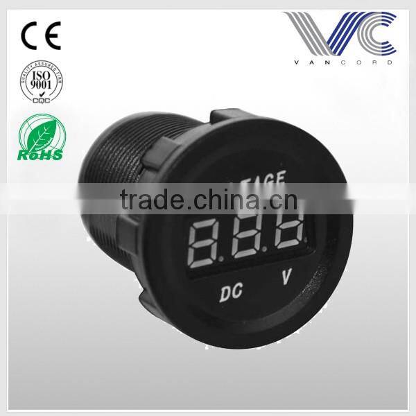 LED Panel Meter Digital Voltmeter DC 0-30V with USB connecting waterproof