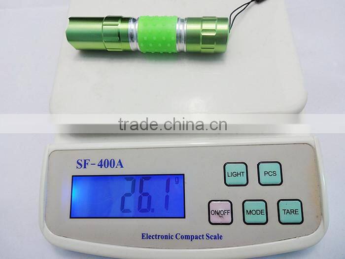 Onlystar GS-5005 rubber brightness hand strap led flashlight keychain light led