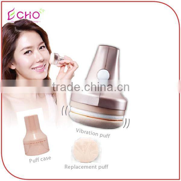 3D Low Noise Vibration Makeup Powder Puff with Case