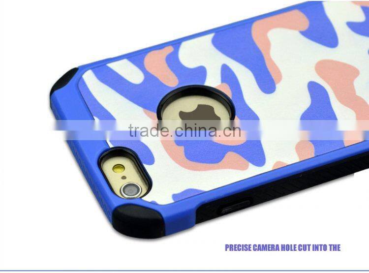 Superior quality camouflage army cell phone case cover for Apple iPhone 6S