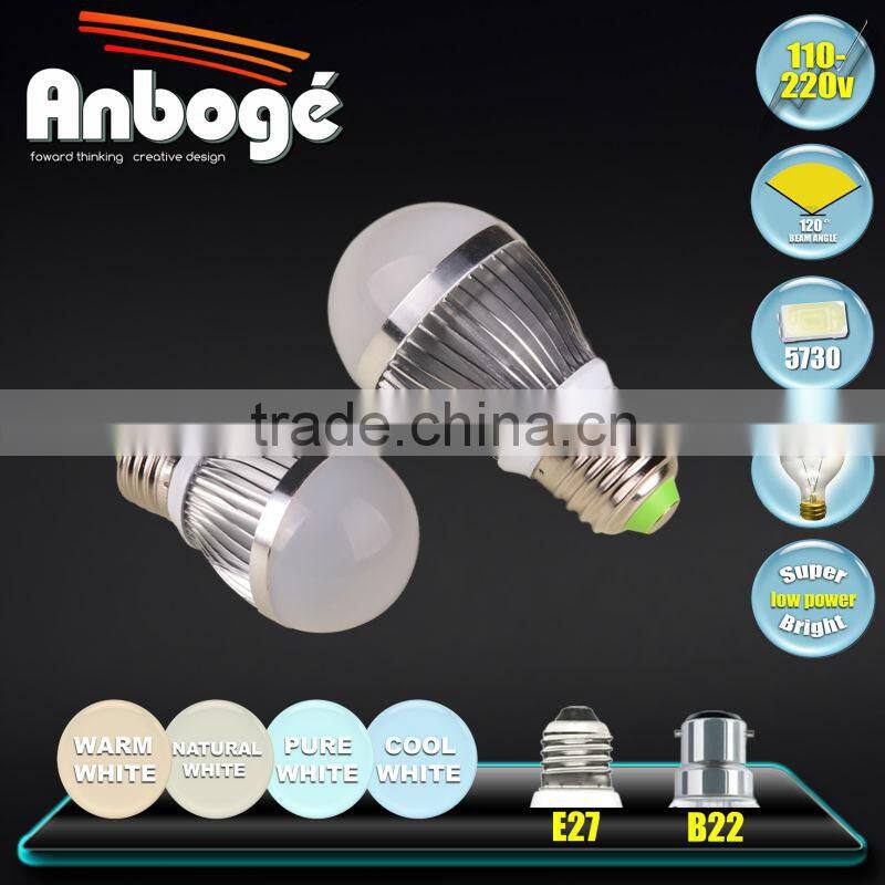 Hot sale new A60 3w 5w 7w 9w 12w e27 led bulb