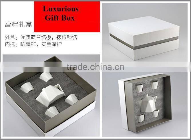 porcelain bone china coffee tea set 2013 new year products birthday christmas decoration PE gift box