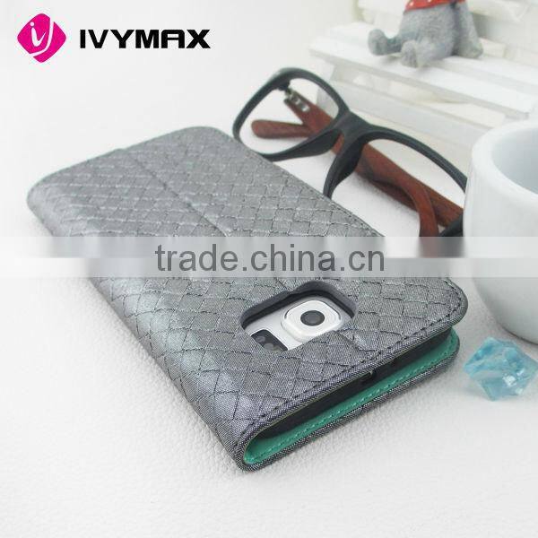 Fashion Popular universal tpu card hold cell phone case for S6