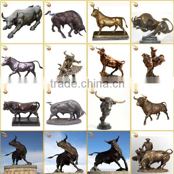 Home Decor Modern Bronze Running Deer Sculpture Statue for Sale