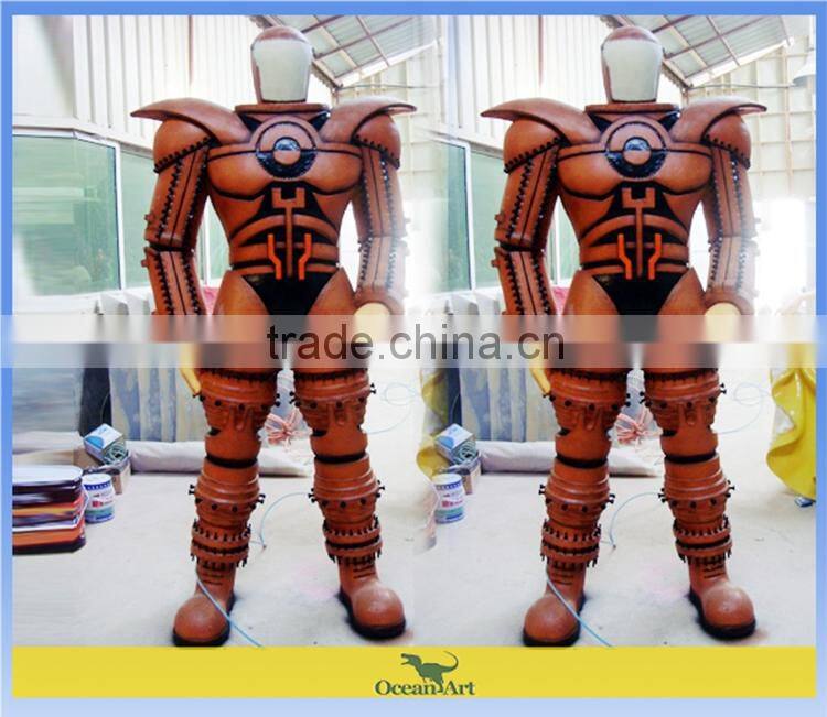 Amusement Park Fiberglass Life Size Character Sculpture