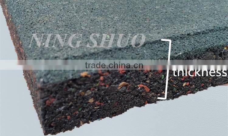 Trade Assurance kindergarten rubber floor tiles, rubber pavering for play area