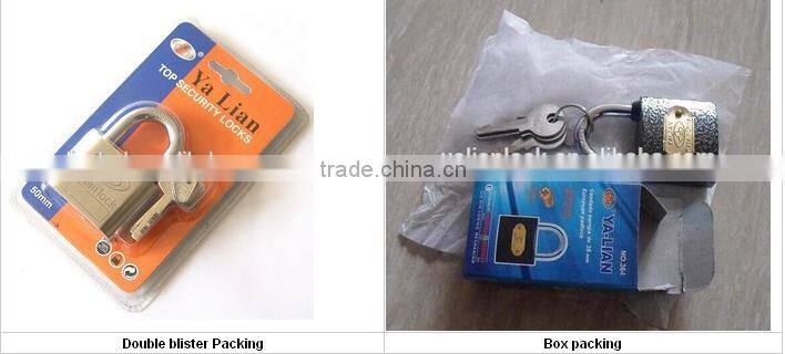 Best Price High Quality Brass painted Atomic key Padlock