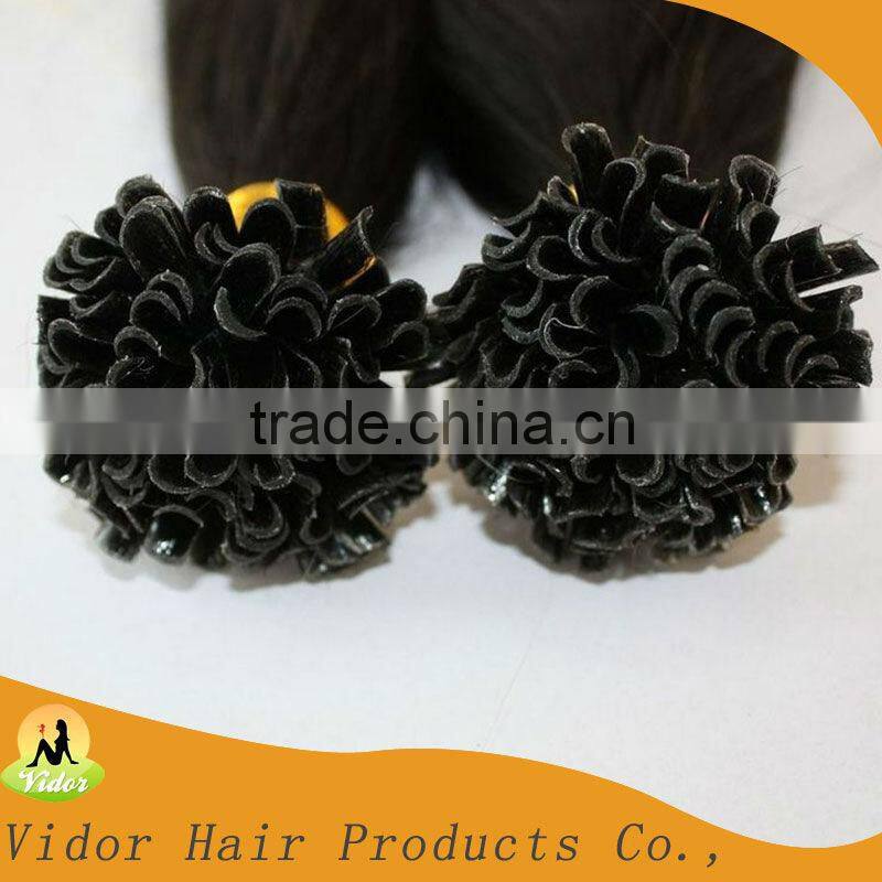 Top Quality 5A Fashion Hair Style Wholesale Brazilian Hair Remy U Tip Hair