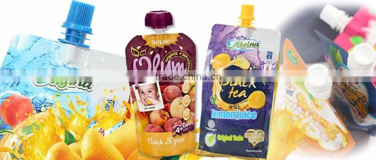 juice jelly stand up spout pouch bag custom wholesale Children's anti-swallowing Safe and playable spout pouch