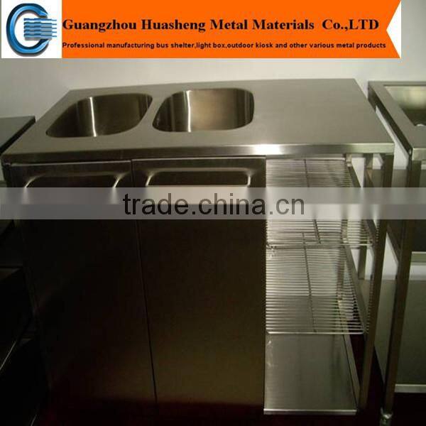 Modern Stainless Steel Kitchen Furniture,Sink Unit with Cabinet
