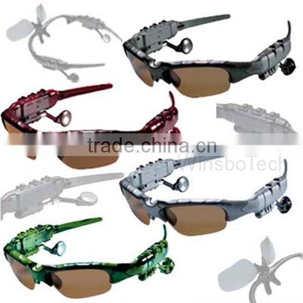 Portable sunglasses Mp3 with bluetooh, bluetooth glasses with Mp3