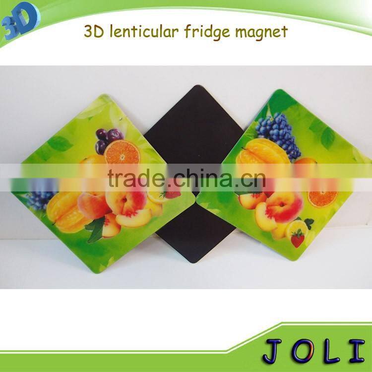 custom printed 3d moving effect fridge magnet notepad