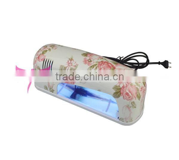 Hot small 9w nail lamp for nail gel polish,uv lamp for nails