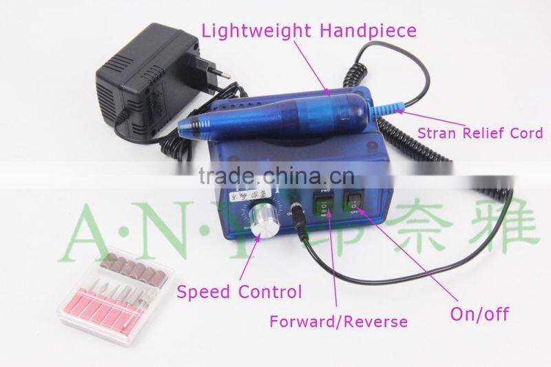 Professional Electric Portable Nail Drill Bits Handpiece Machine 20000rpm