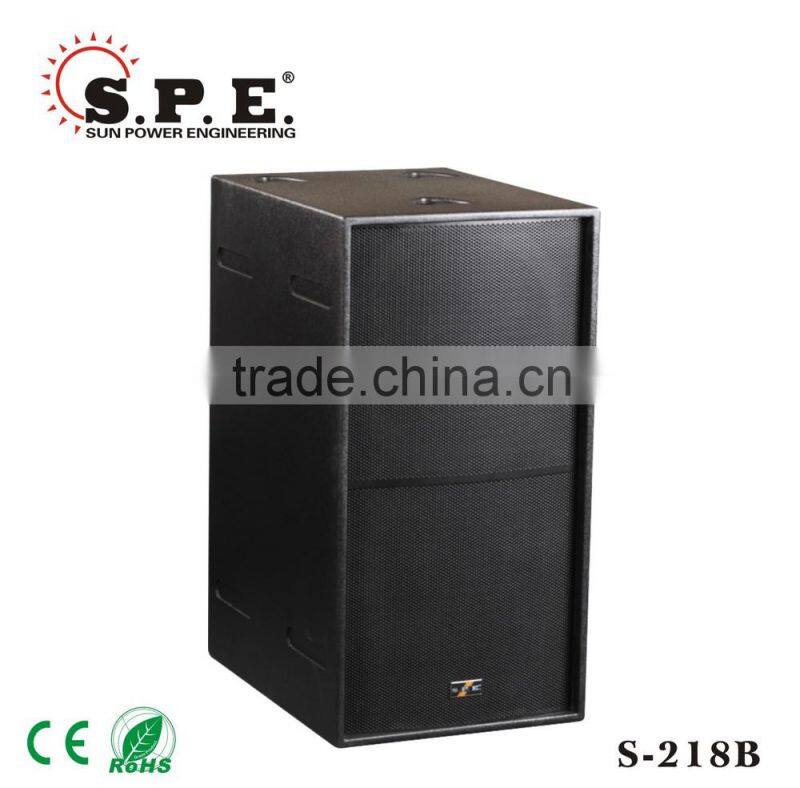 spe audio LS2500 1200W dual 15 subwoofer